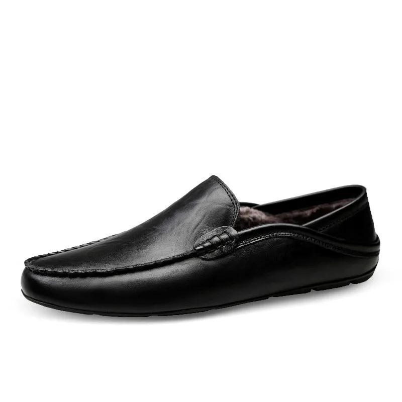 Mens Shoes Casual Luxury Brand Winter Warm Men Loafers Genuine Leather Moccasins Breathable Slip on Boat Shoes
Mens Shoes Casual Luxury Brand Winter Warm Men Loafers Genuine Leather Moccasins Breathable Slip on Boat Shoes