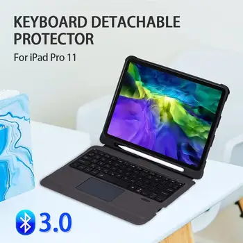 NEW T207D Keyboard Protective Case BT3.0 Backlight Keyboard Detachable Protective Case Replacement for iPad Pro 11(2018/2020)
NEW T207D Keyboard Protective Case BT3.0 Backlight Keyboard Detachable Protective Case Replacement for iPad Pro 11(2018/2020)