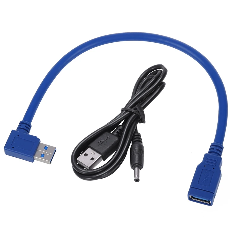 Imc ГОРЯЧИЙ 22 см синий USB 3 0 90 градусов для мужчин и женщин M/F адаптер кабель 2 в Тип