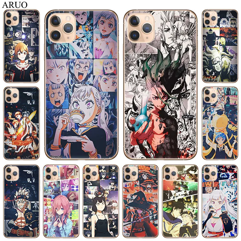 Anime Black Clover Manga Soft TPU Silicone Phone Case For iPhone 12 11 Pro XS Max 7 8 6 Plus 12mini SE2020 X XR 5s Fashion Cover