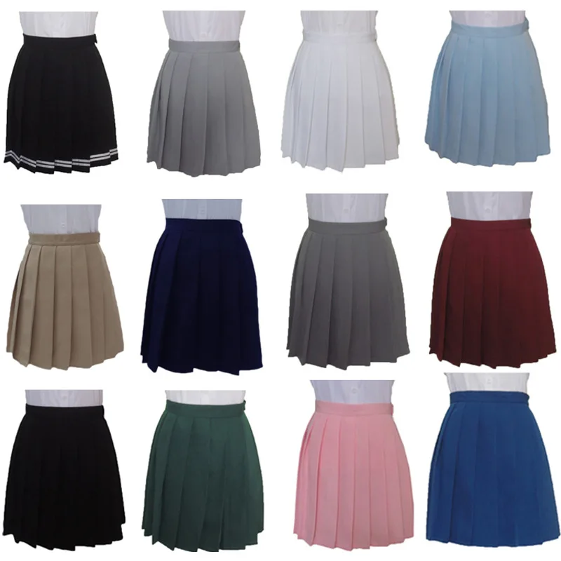 Spring and summer new Japanese and Korean high waist student uniform wild college wind white pleated skirt
Spring and summer new Japanese and Korean high waist student uniform wild college wind white pleated skirt