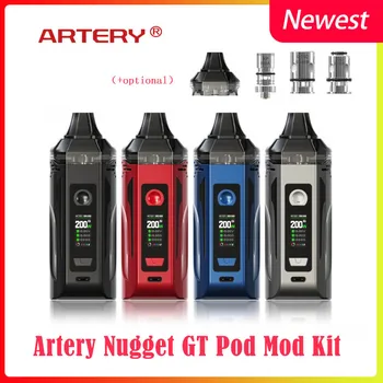Newest Artery Nugget GT Dual 18650 Pod Mod 200W Kit with optional 8ml pod capacity&coil E-Cigarette Vaporizer Vape Kit
Newest Artery Nugget GT Dual 18650 Pod Mod 200W Kit with optional 8ml pod capacity&coil E-Cigarette Vaporizer Vape Kit