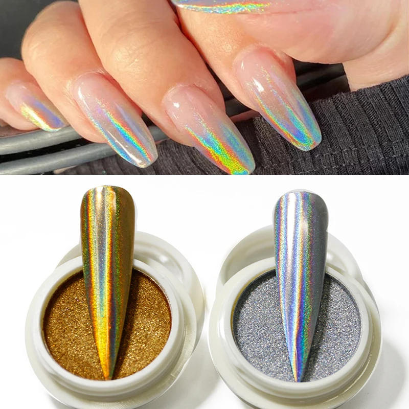 1Box Nail Solid Laser Mirror Powder Gold/Silver Holographic Electroplating Titanium Chameleon Powder Decoration For Nail Art (**
1Box Nail Solid Laser Mirror Powder Gold/Silver Holographic Electroplating Titanium Chameleon Powder Decoration For Nail Art (**