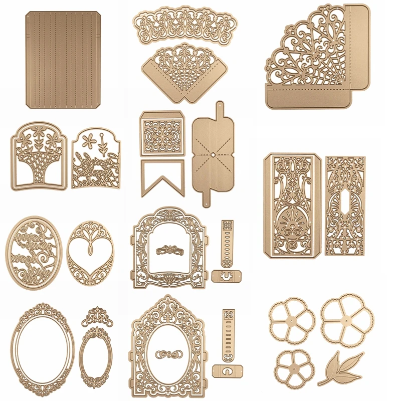 Metal Cutting Dies Oval Square Lace Frame Flower DIY Scrapbooking Card Album Making Embossing Template New Die Cut 2019
Metal Cutting Dies Oval Square Lace Frame Flower DIY Scrapbooking Card Album Making Embossing Template New Die Cut 2019