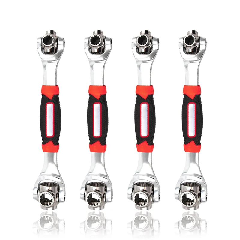 48 in 1 Multipurpose Bolt Wrench 360 Degree Socket Wrench Rotary Spanner with Spline Bolts Furniture Car Repair Hand Tool
48 in 1 Multipurpose Bolt Wrench 360 Degree Socket Wrench Rotary Spanner with Spline Bolts Furniture Car Repair Hand Tool