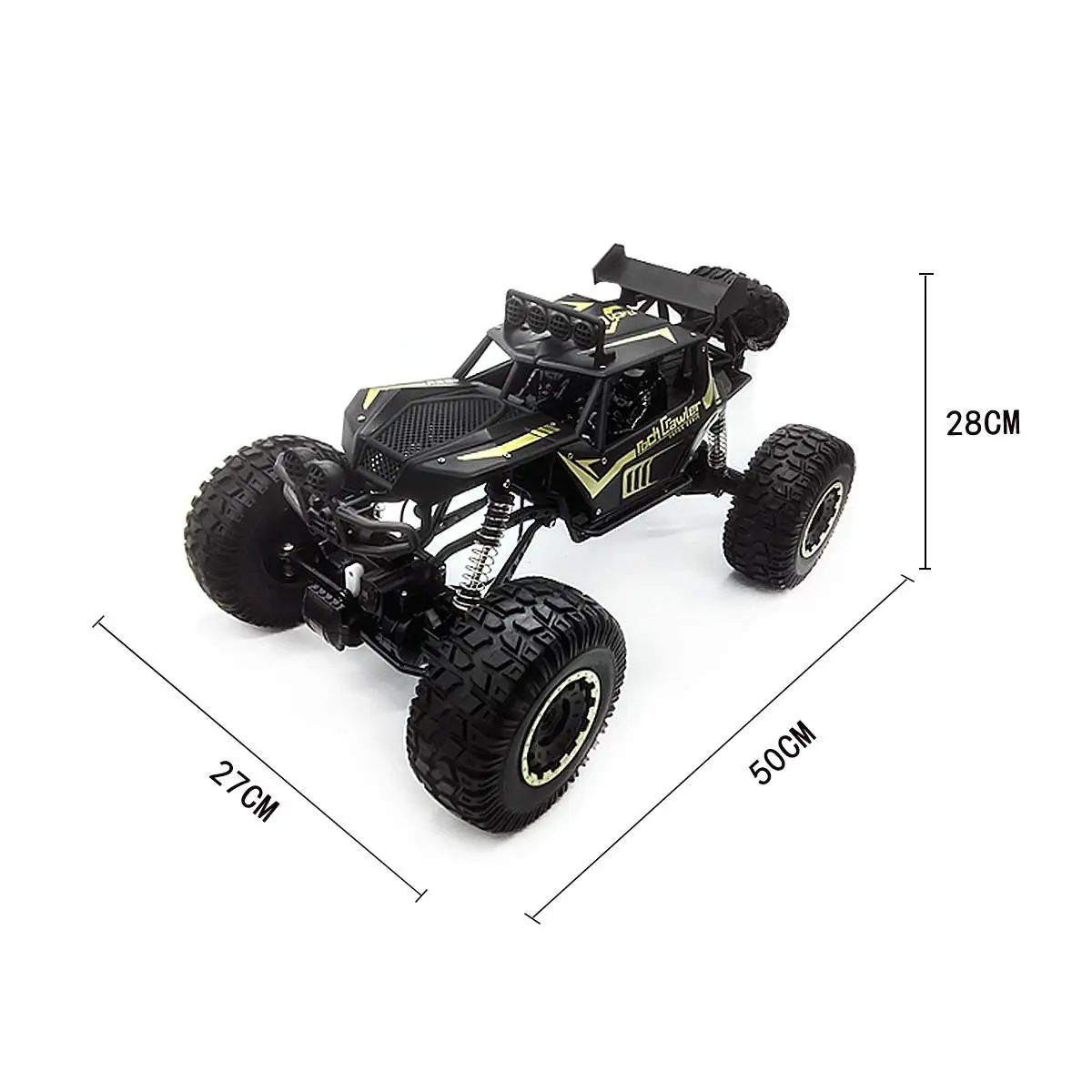 Transportation - Large 50CM RC Car 4WD Remote Control Climbing Car 2.4Ghz RC Toys Truck Bigfoot Car High-Speed Off-Road Toys
