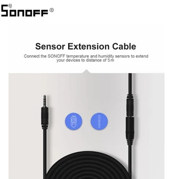 SONOFF AL560 Sensor Extension Cable For DS18B20 AM2301 SI7021 Single Remote Control Switch High Accuracy Sensors Temperature 5M
SONOFF AL560 Sensor Extension Cable For DS18B20 AM2301 SI7021 Single Remote Control Switch High Accuracy Sensors Temperature 5M