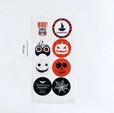 Halloween decorative sticker ghost festival pumpkin round stickers candy bag packing decoration party kids favors supply
Halloween decorative sticker ghost festival pumpkin round stickers candy bag packing decoration party kids favors supply