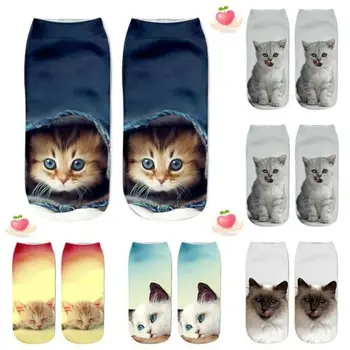 2020 3D Print Funny Cute Cartoon Kitten Unisex Short Socks Creative Colorful Multiple Cat Face Happy Low Ankle Socks For Women
2020 3D Print Funny Cute Cartoon Kitten Unisex Short Socks Creative Colorful Multiple Cat Face Happy Low Ankle Socks For Women