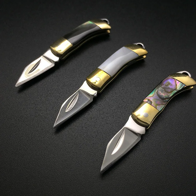 Beautiful Shell Necklace Folding Blade Knife Mini Pocket Wallet Keychain Knives Survival EDC Tool Cutter Peeler Gift
Beautiful Shell Necklace Folding Blade Knife Mini Pocket Wallet Keychain Knives Survival EDC Tool Cutter Peeler Gift