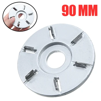 90mm 6 Teeth Wood Carving Disc Angle Grinder Woodworking Plane For 22mm Aperture Angle Grinder Attachment Milling Cutter
90mm 6 Teeth Wood Carving Disc Angle Grinder Woodworking Plane For 22mm Aperture Angle Grinder Attachment Milling Cutter