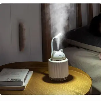300ml Cat Air Humidifier Aroma Essential Oil Diffuser USB Fogger Mist Maker with LED Night Light for Home Car
300ml Cat Air Humidifier Aroma Essential Oil Diffuser USB Fogger Mist Maker with LED Night Light for Home Car
