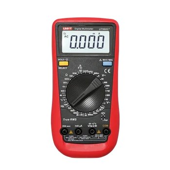 Uni T UT890C+ True RMS Digital LCD Multimeter AC DC DMM Voltmeter Ohmmeter Capacitance Frequency Diode Temperature hFE REL Test
Uni T UT890C+ True RMS Digital LCD Multimeter AC DC DMM Voltmeter Ohmmeter Capacitance Frequency Diode Temperature hFE REL Test