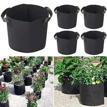 Plant Bag Black Flower Pot Sweet Potato Spring Tomato Planting Bag Creative Nonwoven Vegetable Garden Patio Practical
Plant Bag Black Flower Pot Sweet Potato Spring Tomato Planting Bag Creative Nonwoven Vegetable Garden Patio Practical