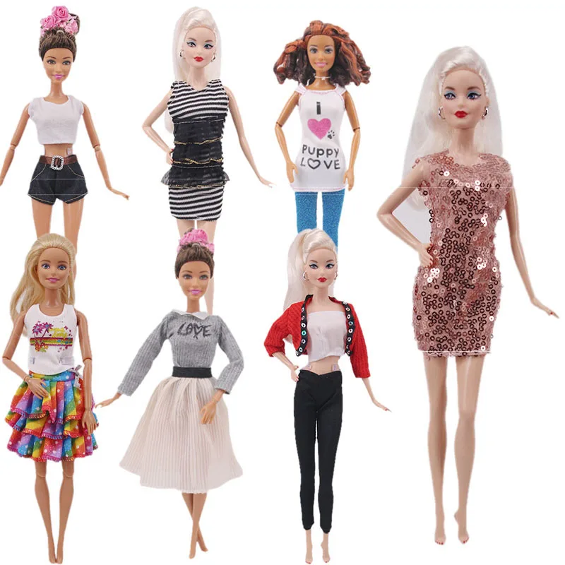 Fashion Clothes For Barbiees Doll Beautiful Suits & Dresses For Barbiees Dolls Girl's Toy Gift
Fashion Clothes For Barbiees Doll Beautiful Suits & Dresses For Barbiees Dolls Girl's Toy Gift