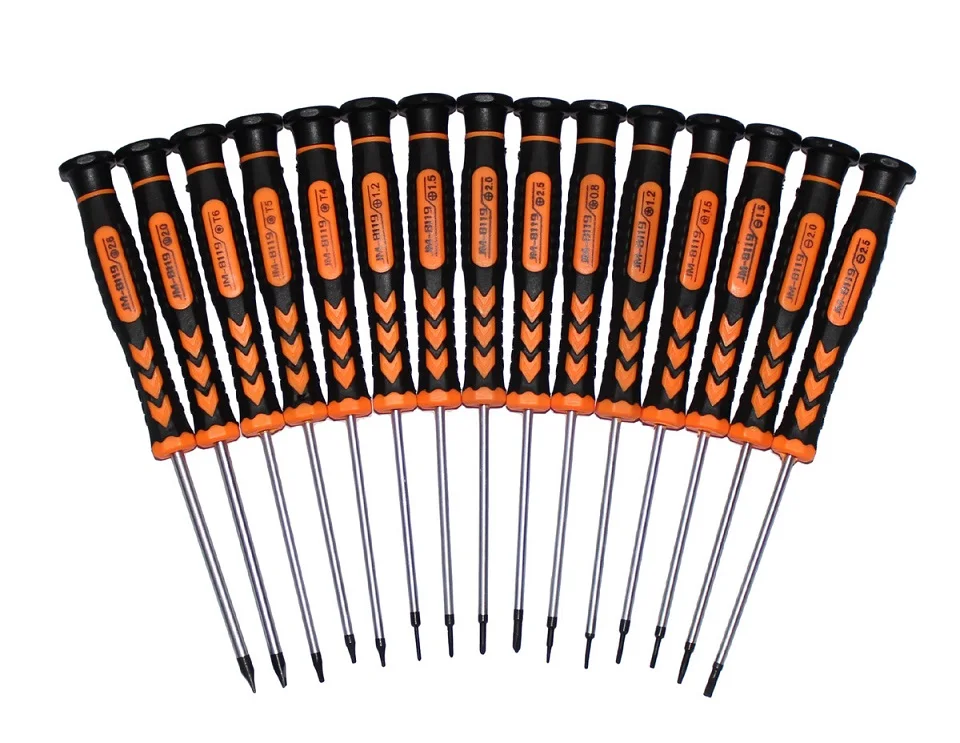 15 Pcs Flat Cross Pentalobe Torx Screwdriver Set for iPhone Mobile Phone Tablets PC Laptop Repair Tools Kit
15 Pcs Flat Cross Pentalobe Torx Screwdriver Set for iPhone Mobile Phone Tablets PC Laptop Repair Tools Kit
