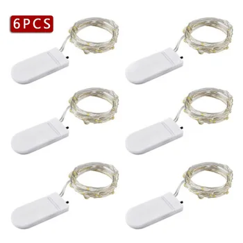 6pcs 20 LED Battery Micro Rice Wire Copper Fairy String Lights Party Decor 2M Copper Wire LED Light Decorating Atmosphere Light
6pcs 20 LED Battery Micro Rice Wire Copper Fairy String Lights Party Decor 2M Copper Wire LED Light Decorating Atmosphere Light