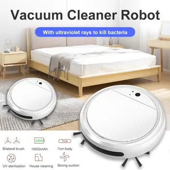 1800mah 3 in 1 automatic household sweeping robot Disinfection UV Lamp USB Charging Multifunctional Robot Vacuum Cleaner
1800mah 3 in 1 automatic household sweeping robot Disinfection UV Lamp USB Charging Multifunctional Robot Vacuum Cleaner