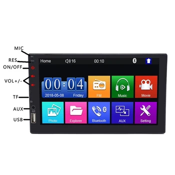 2Din 7 Inch Car Mp5 Player Supports Bluetooth Hd Hands-Free Fm Mirror Link Reverse Image Audio Video Player
2Din 7 Inch Car Mp5 Player Supports Bluetooth Hd Hands-Free Fm Mirror Link Reverse Image Audio Video Player