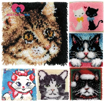 Animals cats latch hook pillow carpet embroidery sale sets cross-stitch pillow do it yourself pillow embroidery diy rugs home
Animals cats latch hook pillow carpet embroidery sale sets cross-stitch pillow do it yourself pillow embroidery diy rugs home