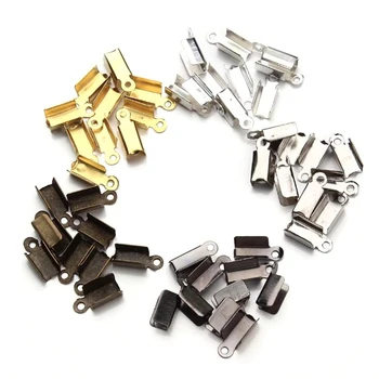 400pcs/lot Cord End Caps String Leather Clip Tip Fold Crimp Bead Connectors Cove Clasps Foldover for Jewelry Making DIY Supplies
400pcs/lot Cord End Caps String Leather Clip Tip Fold Crimp Bead Connectors Cove Clasps Foldover for Jewelry Making DIY Supplies
