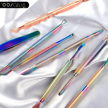 COSCELIA 1pc Stainless Steel Cuticle Pushers Manicure Pedicure Cutter Remover Dead Skin Double Side Pusher Nail Art Cleaner Tool
COSCELIA 1pc Stainless Steel Cuticle Pushers Manicure Pedicure Cutter Remover Dead Skin Double Side Pusher Nail Art Cleaner Tool