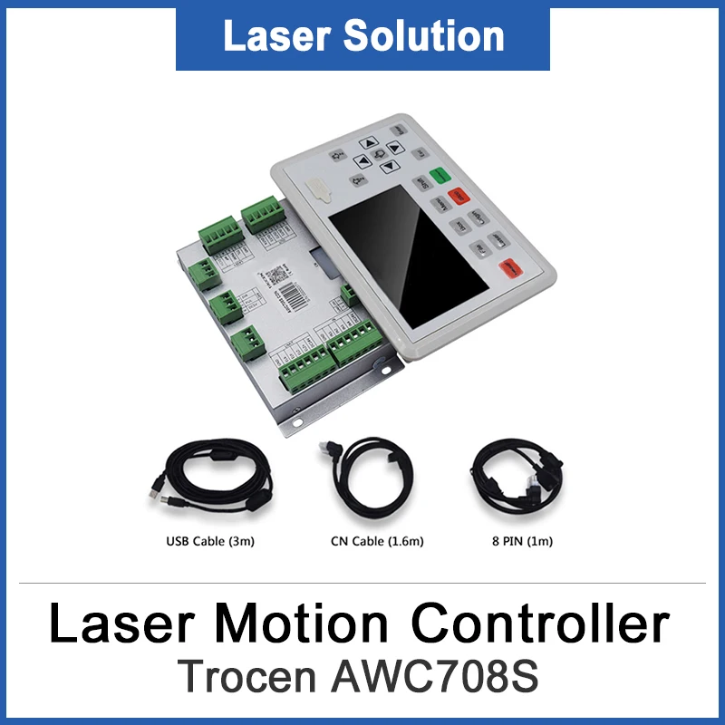 Trocen AWC708S Co2 Laser Controller System for Laser Engraver and Cutting Machine Replace AWC708C Lite ruida Leetro
Trocen AWC708S Co2 Laser Controller System for Laser Engraver and Cutting Machine Replace AWC708C Lite ruida Leetro