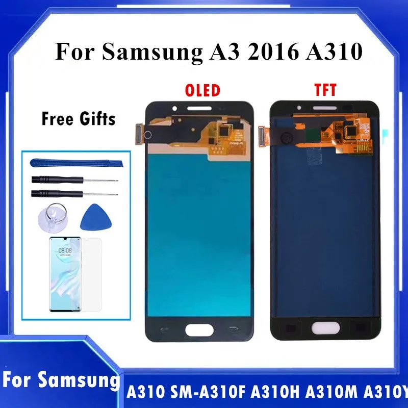 

100% Tested LCD 4.7" For Samsung Galaxy A3 A 3 2016 A310 SM-A310F A310H A310M A310Y LCD Display Touch Screen Digitizer Assembly