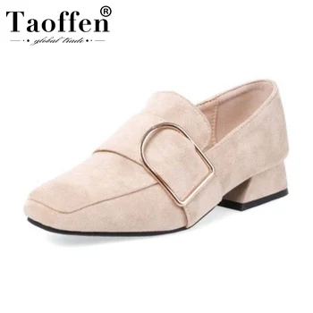 Taoffen 2020 Classics Daily Woman Pumps Buckle Square Toe Simple Office Work Shoes Woman Shallow Spring Pumps Size 30-43
Taoffen 2020 Classics Daily Woman Pumps Buckle Square Toe Simple Office Work Shoes Woman Shallow Spring Pumps Size 30-43