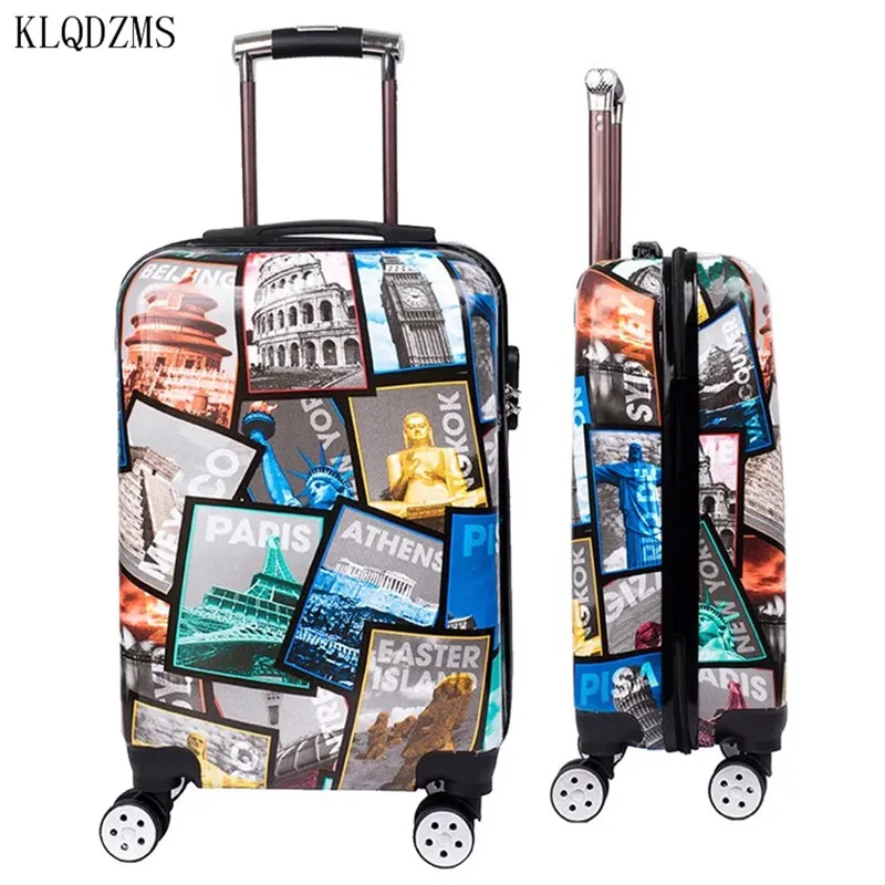 KLQDZMS Retro series luggage 20/24inch ABS+PC rolling luggage spinner on wheel girls travel suitcase trolley bags 
KLQDZMS Retro series luggage 20/24inch ABS+PC rolling luggage spinner on wheel girls travel suitcase trolley bags