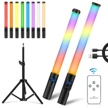 RGB Stick Fill Light Handhold LED Light Stick Wand with Tripod Stand Rechargeable Photography Lighting Colorful Speedlight
RGB Stick Fill Light Handhold LED Light Stick Wand with Tripod Stand Rechargeable Photography Lighting Colorful Speedlight