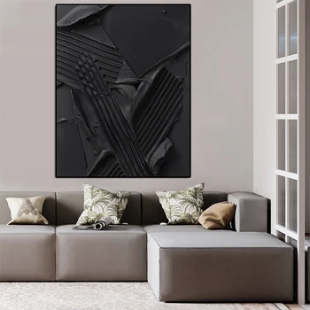 Nordic Canvas Art Painting Wall Art Pure Black Wall Graffiti Canvas Painting Wall Pictures Posters Print for Living Room HD
Nordic Canvas Art Painting Wall Art Pure Black Wall Graffiti Canvas Painting Wall Pictures Posters Print for Living Room HD