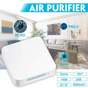 Portable Car Air Purifier Sterilizer Ozone Anion Remove Formaldehyde Purifier Air Cleaner Fresh For Car Home USB Charge
Portable Car Air Purifier Sterilizer Ozone Anion Remove Formaldehyde Purifier Air Cleaner Fresh For Car Home USB Charge