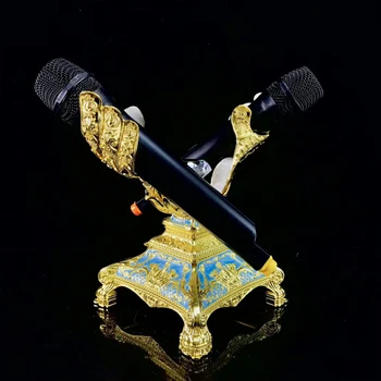 Alloy Microphone Frame Microphone Bracket Ktv Articles Desktop Wireless Rotating Microphone Seat Metal Benchtop Imidazole
Alloy Microphone Frame Microphone Bracket Ktv Articles Desktop Wireless Rotating Microphone Seat Metal Benchtop Imidazole
