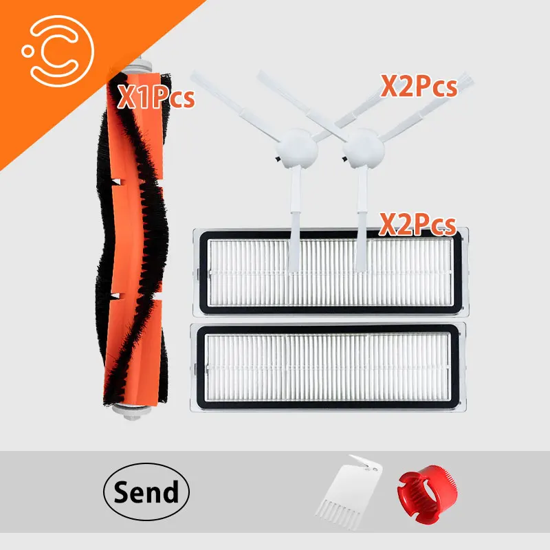Robot vacuum cleaner side brush main brush filter for 1c vacuum cleaner parts accessories set 
Robot vacuum cleaner side brush main brush filter for 1c vacuum cleaner parts accessories set
