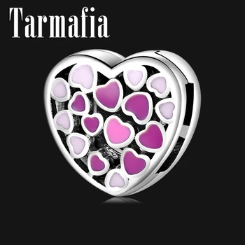New 925 Sterling Silver Pink Purple Little love Heaet Reflection Clip Beads fits Original Charm Bracelet Fine Jewelry
New 925 Sterling Silver Pink Purple Little love Heaet Reflection Clip Beads fits Original Charm Bracelet Fine Jewelry