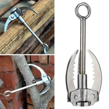 Outdoor Stainless Steel Folding Grappling Gravity Hook Climbing Claw Accessories Gravity Hook Key Chain Outdoor Camping Tool 
Outdoor Stainless Steel Folding Grappling Gravity Hook Climbing Claw Accessories Gravity Hook Key Chain Outdoor Camping Tool