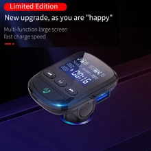 TTFTFP Car MP3 Player Auto Charger QC3.0 Fast charger Hands-free Bluetooth Receiver FM Transmitter Adapter Connector
TTFTFP Car MP3 Player Auto Charger QC3.0 Fast charger Hands-free Bluetooth Receiver FM Transmitter Adapter Connector