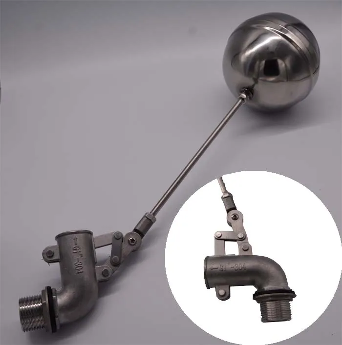 Free Shipping Floating Valve DN15 DN20 DN25 DN32 Tank Liquid Level Metal Bends Float Valve Body Stainless Steel 304
Free Shipping Floating Valve DN15 DN20 DN25 DN32 Tank Liquid Level Metal Bends Float Valve Body Stainless Steel 304