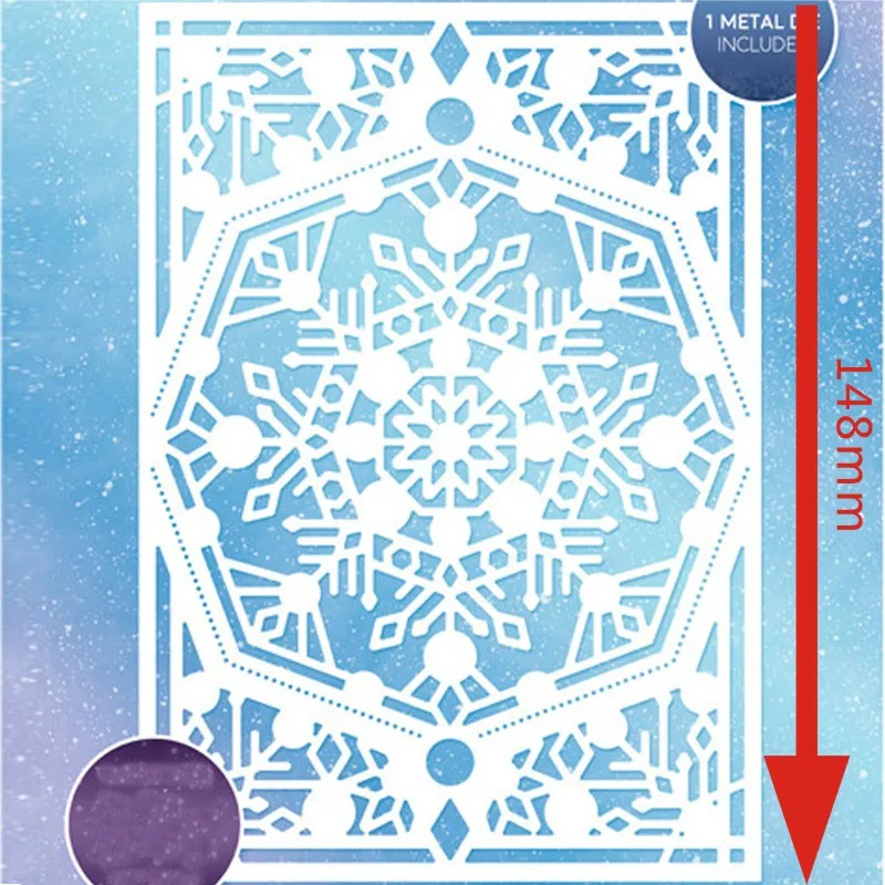 Snowflake Lace Frame Metal Cutting Dies For DIY Scrapbooking Decorative Embossing Cards Christmas Winter New Die Cut 2019
Snowflake Lace Frame Metal Cutting Dies For DIY Scrapbooking Decorative Embossing Cards Christmas Winter New Die Cut 2019