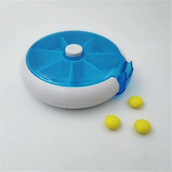 Portable 7 Day Weekly Push Button Rotating Pill Organizer Travel Medicine Storage Case Dispenser Round Box for home
Portable 7 Day Weekly Push Button Rotating Pill Organizer Travel Medicine Storage Case Dispenser Round Box for home