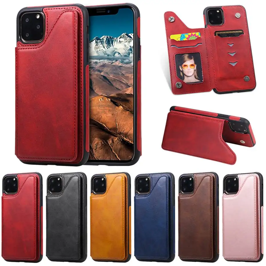 Luxury PU Leather Flip Case For iPhone 6 6s 7 8 Plus X XS XR XS Max Card Slot Holder Wallet Case For iPhone 11 Pro Max Cover
Luxury PU Leather Flip Case For iPhone 6 6s 7 8 Plus X XS XR XS Max Card Slot Holder Wallet Case For iPhone 11 Pro Max Cover