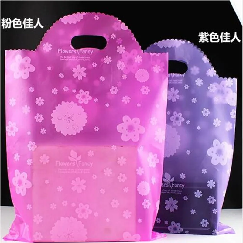 New Arrival Pink / Purple Flower Pattern Gift bag plastic cosmetics bag and packaging Wholesale
New Arrival Pink / Purple Flower Pattern Gift bag plastic cosmetics bag and packaging Wholesale
