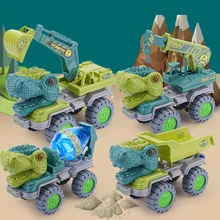 Children's Construction DIY Toy Dinosaur Engineering Car Excavator Dump Truck Educational Model Car Toys for Kids Birthday Gifts
Children's Construction DIY Toy Dinosaur Engineering Car Excavator Dump Truck Educational Model Car Toys for Kids Birthday Gifts