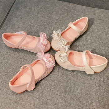 Newest Autumn Girls Leather Shoes Children Girls Baby Princess Bowknot Sneakers Pearl Diamond Single Shoes Kids Dance Shoes
Newest Autumn Girls Leather Shoes Children Girls Baby Princess Bowknot Sneakers Pearl Diamond Single Shoes Kids Dance Shoes