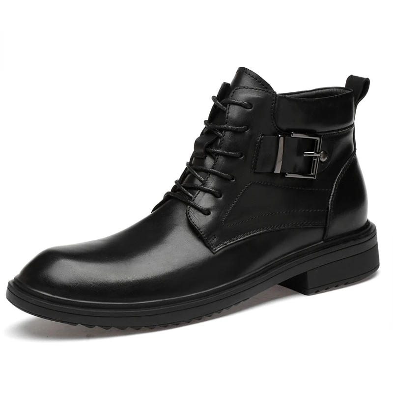 Natural Cow Leather Winter Boots Men Size 36-47 Warm Winter Shoes Men Genuine leather men shoes botas hombre 
Natural Cow Leather Winter Boots Men Size 36-47 Warm Winter Shoes Men Genuine leather men shoes botas hombre