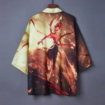 2020 New Anime Costume Sun-proof Coat Japanese Summer Kimono Chiffon Cardigan Three Quarter Sleeves Loose Thin Outer Garment
2020 New Anime Costume Sun-proof Coat Japanese Summer Kimono Chiffon Cardigan Three Quarter Sleeves Loose Thin Outer Garment