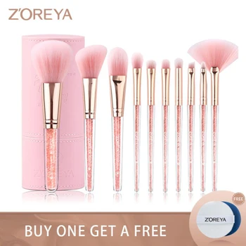 Zoreya Brand Concealer Blending Professional Makeup Brushes 10pcs Soft Synthetic Hair Blush Foundation Eye Shadow Fan Brush
Zoreya Brand Concealer Blending Professional Makeup Brushes 10pcs Soft Synthetic Hair Blush Foundation Eye Shadow Fan Brush