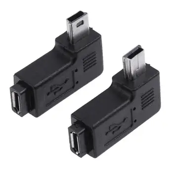 2Pcs/set L Shaped Micro USB Female to Right Left 90 Degree Angle Mini USB Male Adapter Connector Charging Converter New
2Pcs/set L Shaped Micro USB Female to Right Left 90 Degree Angle Mini USB Male Adapter Connector Charging Converter New