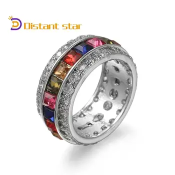 2020 Fashion Exquisite women Ring Cubic Zirconia Silvery Crystal Wedding Ring Color Rhinestone Finger Jewelry Female Girl Gift
2020 Fashion Exquisite women Ring Cubic Zirconia Silvery Crystal Wedding Ring Color Rhinestone Finger Jewelry Female Girl Gift